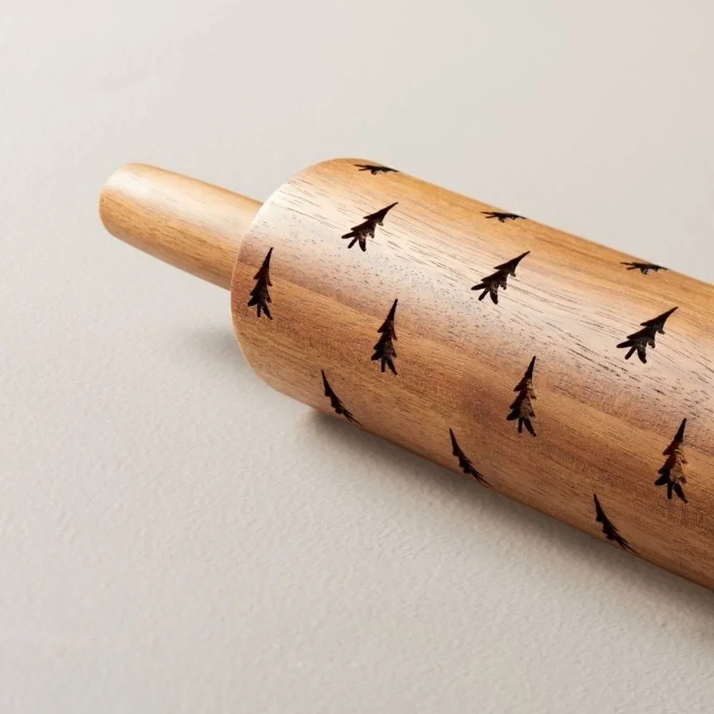 Hearth & Hand Christmas Tree Rolling Pin - Picture 3 of 7
